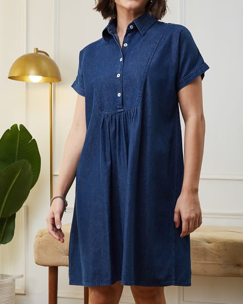 Buy Navy Dresses for Women by Shein Online | sheinindia.in Buy Navy Dresses for Women by Shein Online | sheinindia.in