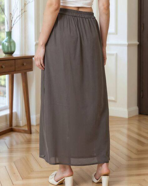 Buy Grey Skirts for Women by Shein Online | sheinindia.in