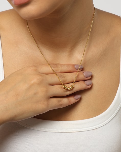Buy Golden Necklaces Pendants for Women by Shein Online