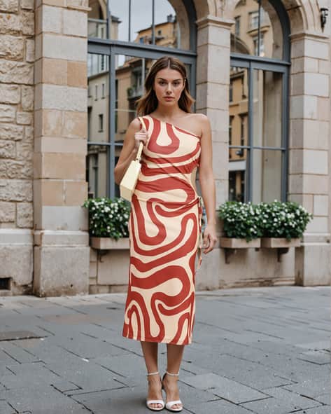 camouflage bodycon dress Women's Abstract Print Mini Dress Halter Neck