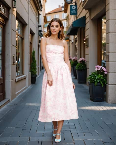 Buy Pink Dresses for Women by Shein Online