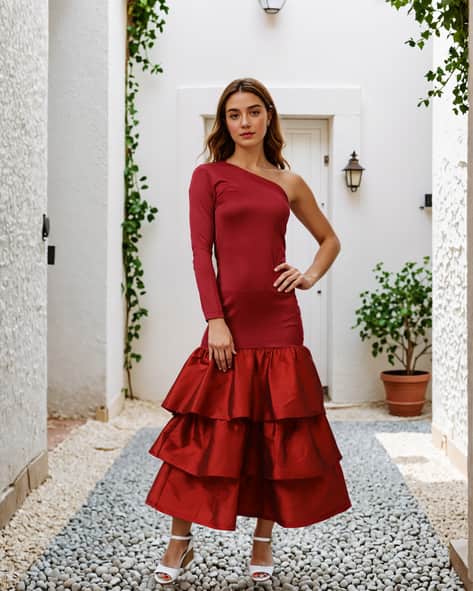 Buy Red Dresses for Women by Shein Online | sheinindia.in Buy Red Dresses for Women by Shein Online | sheinindia.in