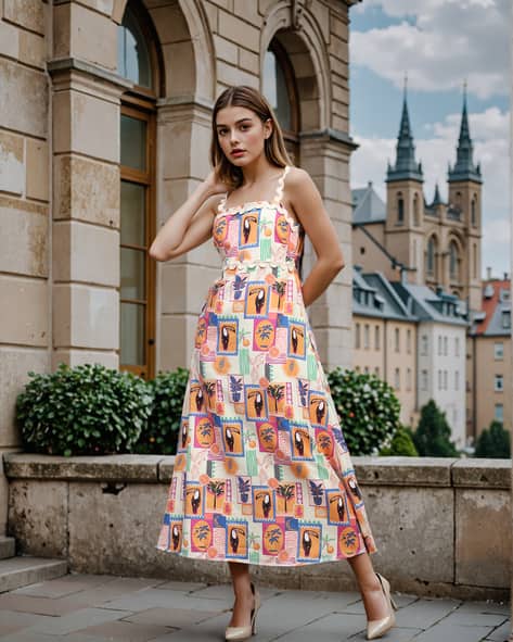 Buy Beige Dresses for Women by Shein Online | Ajio.com Buy Beige Dresses for Women by Shein Online | Ajio.com