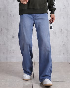 Shein Full Length Low Rise Light Wash Jeans with Ankle Zip-picture-32