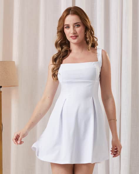 Buy White Dresses for Women by Shein Online | sheinindia.in