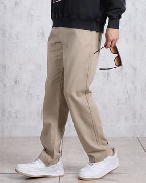 Shein Full Length Fly With Button Closure Low Rise Pants-picture-51
