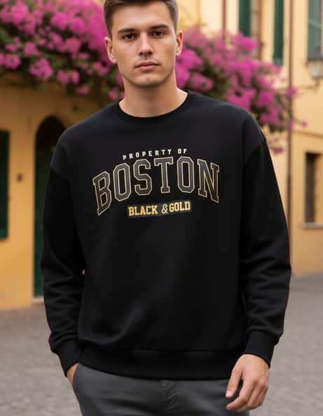 Buy Black Sweatshirt Hoodies for Men by Shein Online