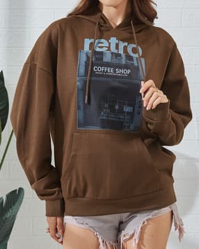 Shein Drop Shoulder Graphic Chest Print Hoodie With Pocket-picture-22
