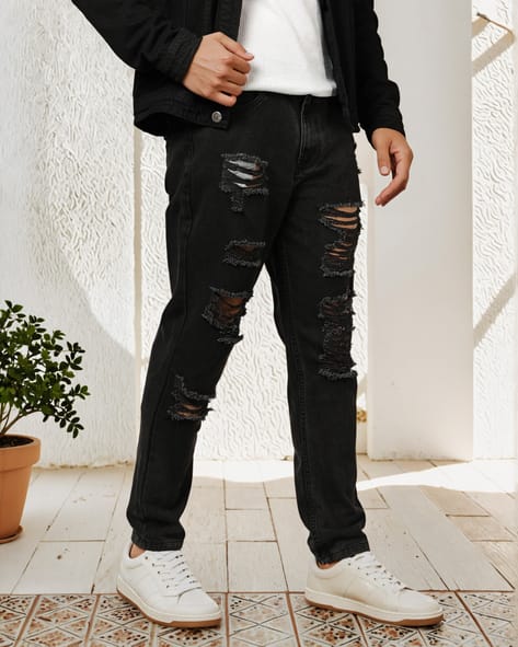 Buy Black Jeans for Men by Shein Online