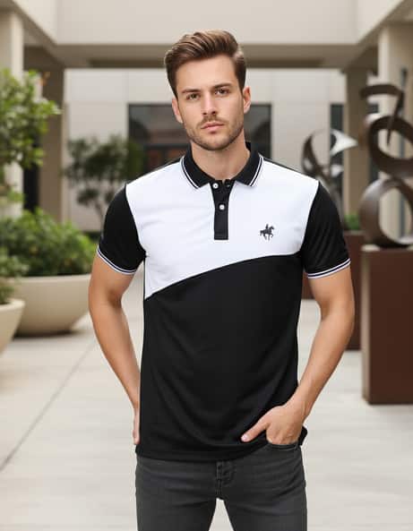 Buy Black Tshirts for Men by Shein Online