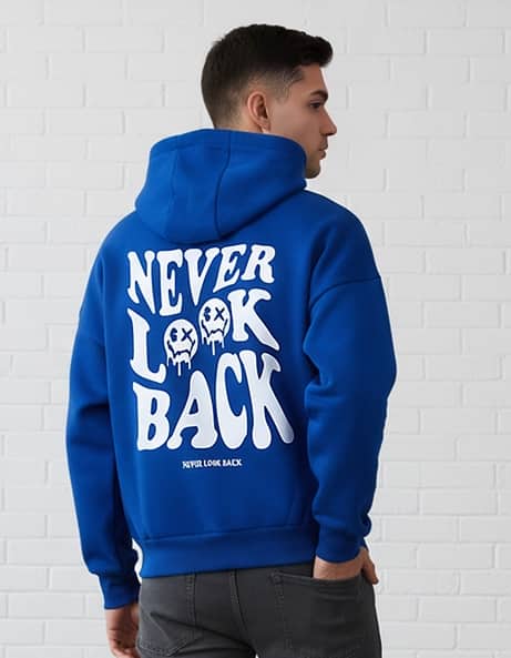 Buy Royal Blue Sweatshirt Hoodies for Men by Shein Online