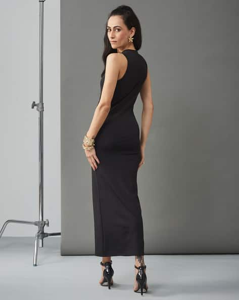 long sleeveless bodycon dress Grey Sleeveless Bodycon Maxi Dress  Casual Chic Long Dress for Women   Daisie