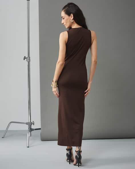 Buy Brown Dresses for Women by Shein Online | sheinindia.in Buy Brown Dresses for Women by Shein Online | sheinindia.in
