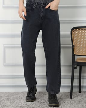Shein Ankle Length Fly With Button Closure Stone Wash Jeans-picture-19