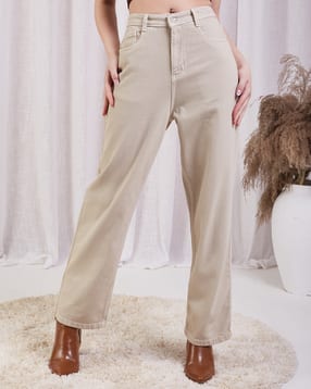 Shein Full Length Fly With Button Closure Clean Wash Jeans