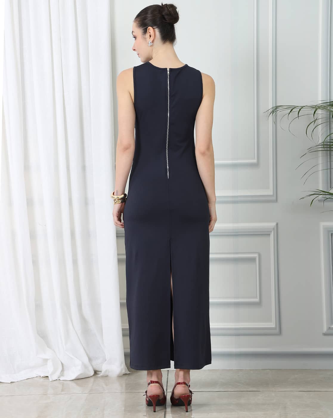 Buy Dark Grey Dresses for Women by Shein Online | sheinindia.in