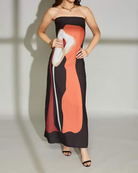 Buy Orange Dresses for Women by Shein Online | sheinindia.in