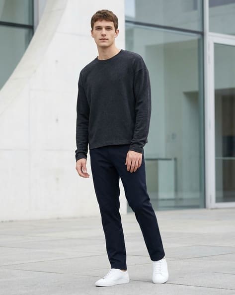 Buy Dark Grey Tshirts for Men by Shein Online | sheinindia.in