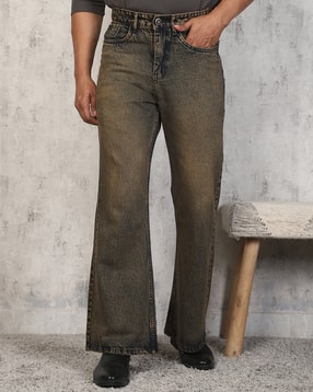 Shein Full Length Fly With Button Closure Mid Wash Jeans