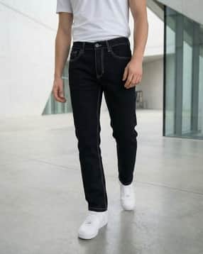 Shein Ankle Length Fly with Button Closure Clean Jeans-picture-16