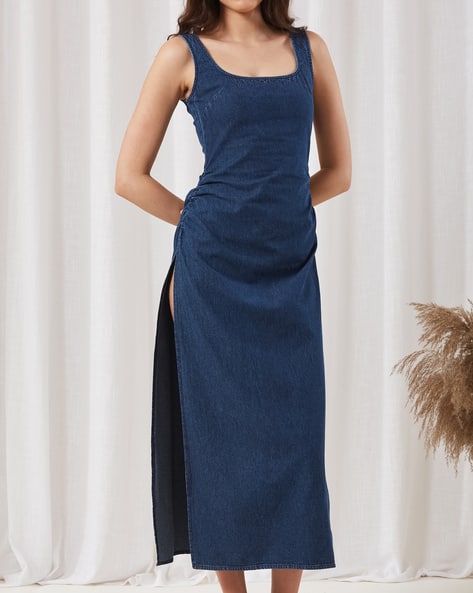 blue dress myntra Jean Paul Gaultier Maille Y2K Cherub Print Ruffled Dress  THE WAY WE WORE