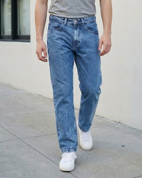 Shein Ankle Length Fly With Button Closure Stone Wash Jeans-picture-24