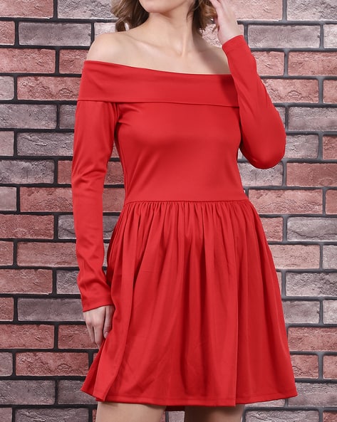 chinese dress ladies SheIn Women's Deep V Neck Long Sleeve High Waist Bodycon Short Dress -  Solid Red, XS: Buy Online at Best Price in Egypt