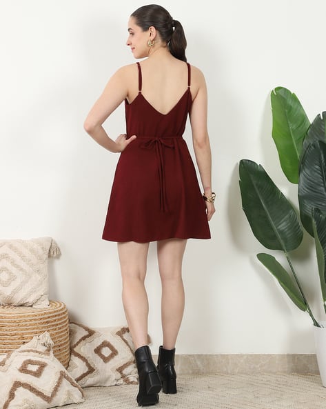 Buy Shein Shein Adjustable Spaghetti St... Online | Ajio.com