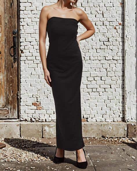Buy Black Dresses for Women by Shein Online | Ajio.com