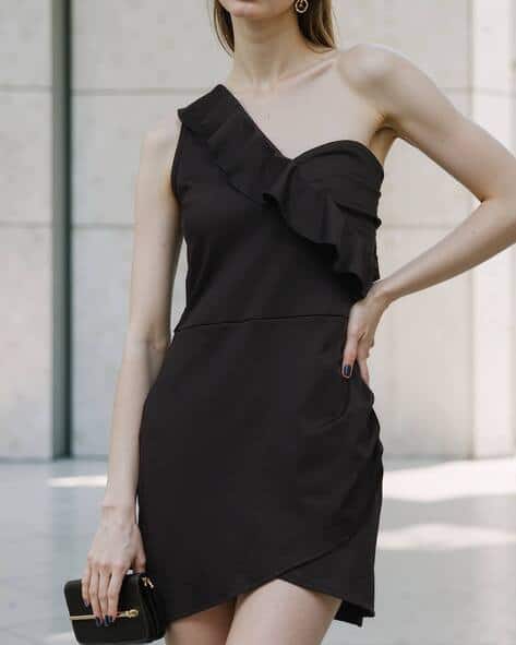 Buy Black Dresses for Women by Shein Online | Ajio.com