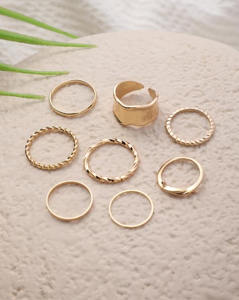 Shein Rring Gold Buy Gold Rings for Women by Shein Online | sheinindia.in