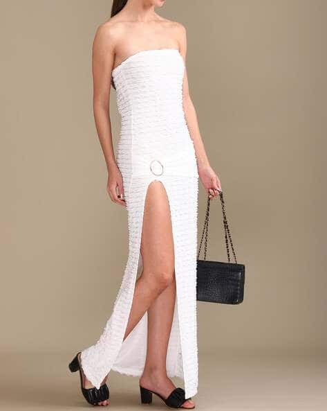 Buy White Dresses for Women by Shein Online | Ajio.com