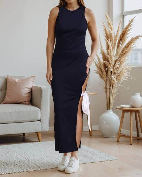 princess polly baby blue dress Bodycon Dress - Buy Perfect Bodycon Dress for Women Online in India main image 0