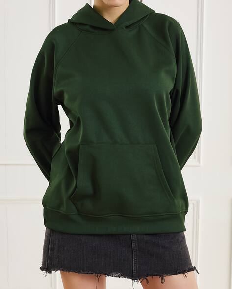 Shein Raglan Sleeves Typographic Back Print Hoodie