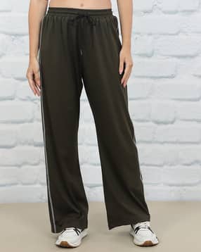 Shein Full Length Contrast Stitch Detail Straight Track Pants-picture-35