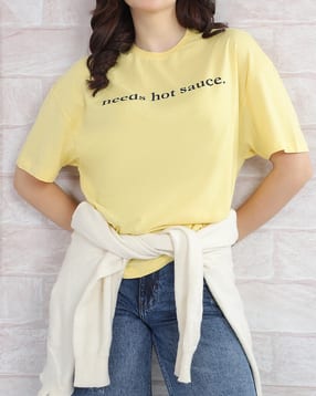 Shein Drop Shoulder Typographic Chest Print Crew Tshirt-picture-16