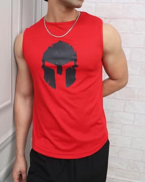 Shein Sleeveless Graphic Chest Print Crew Tshirt-picture-37