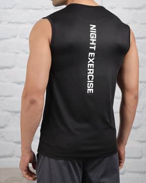 Shein Sleeveless Typographic Back Print Crew Tshirt-picture-24