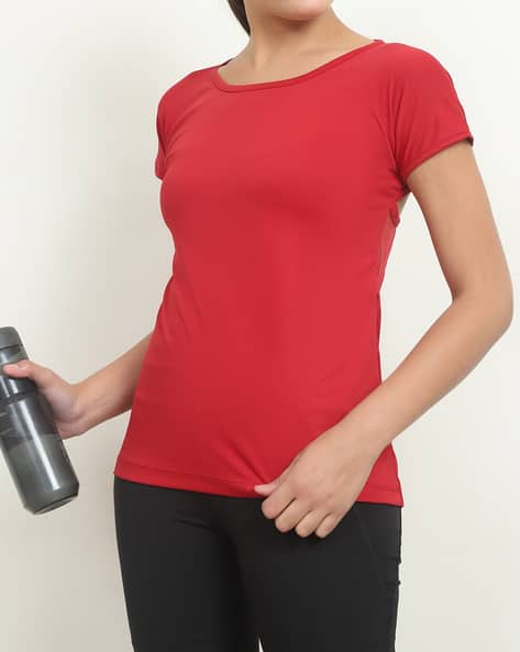 Shein Medium Length Extended Sleeve Back Cut Out Top
