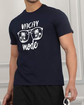 Shein Short Sleeve Typographic Chest Print Crew Tshirt-picture-17