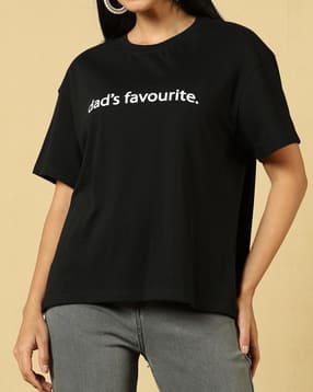 Shein Short Sleeve Typographic Chest Print Crew Tshirt-picture-32