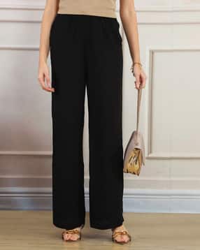 Shein Full Length Elasticated Drawstring Waist Palazzo