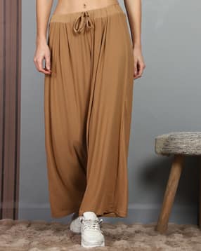 Shein Ankle Length Elasticated Drawstring Waist Palazzo