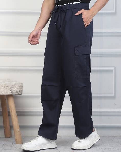 Buy Navy Trousers Pants For Men By Shein Online Sheinindia in Buy Navy Trousers Pants For Men By Shein Online Sheinindia in