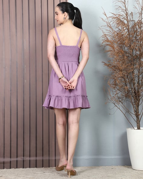 Buy Light Purple Dresses for Women by Shein Online | Ajio.com Buy Light Purple Dresses for Women by Shein Online | Ajio.com