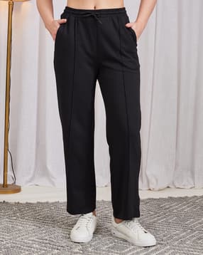 Shein Elasticated Drawstring Waist Pintuck Track Pant-image-13