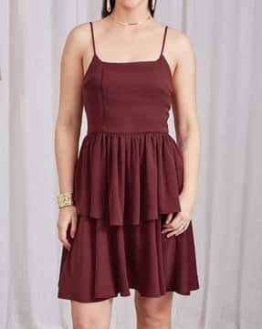 green emerald velvet dress SheIn Women's Mesh Long Sleeve Wrap Neck Slim Fit Flare Mini Party Dress,  Plain Burgundy, Large : Amazon.ca: Clothing, Shoes & Accessories