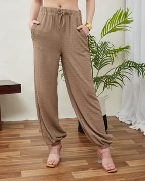 Shein Ankle Length Elasticated Drawstring Waist Joggers-picture-21