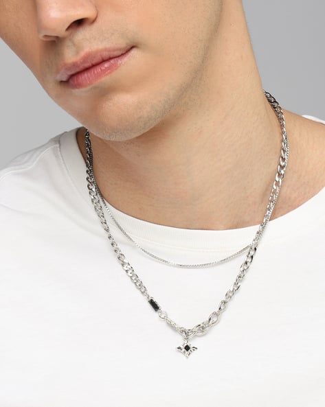 buy-silver-chains-for-men-by-shein-online-sheinindia-in