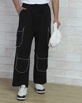 Shein Ankle Length Elasticated Drawstring Waist Cargos-picture-19